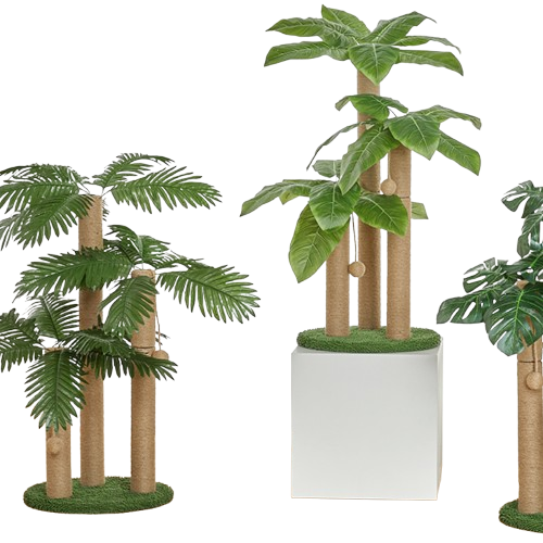 Charming Cat Play Haven | Scratch-Resistant Design