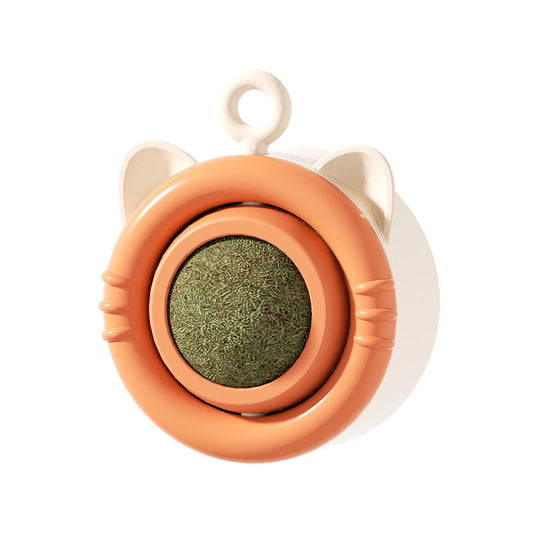 Interactive Catnip Sphere Treat Toy for Happy Cats