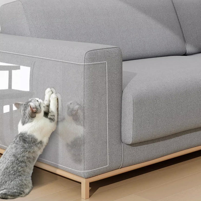 Clear Cat Couch Shield: Ultimate Scratch Defense