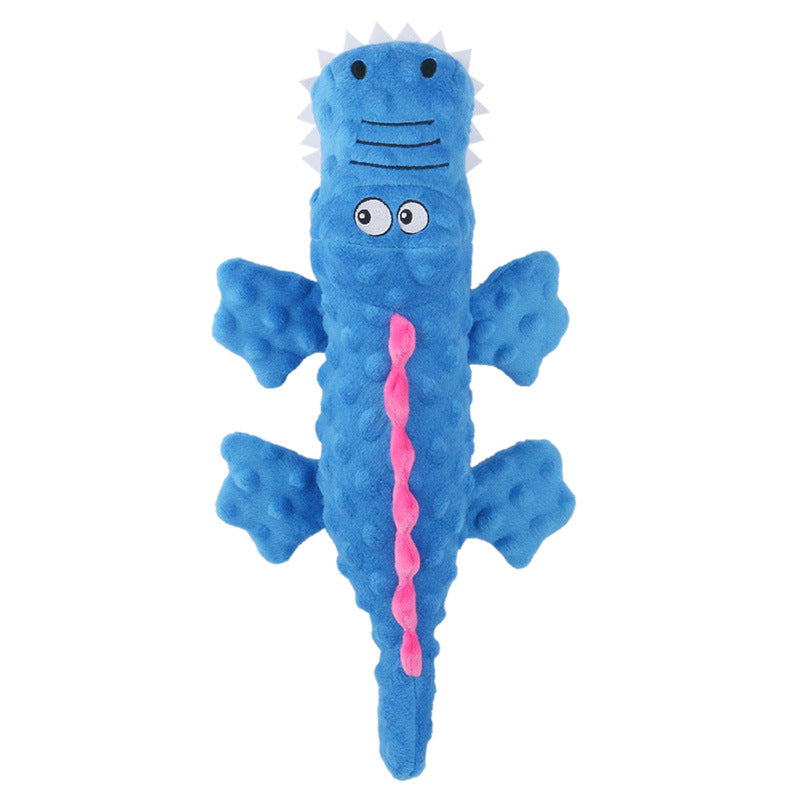 Adorable Crocodile Plush Toy for Dogs with Squeaker & Crinkle