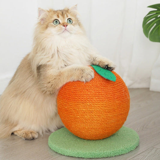Interactive Sisal Ball Cat Scratching Post Toy