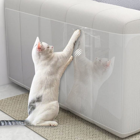 Clear Cat Couch Shield: Ultimate Scratch Defense