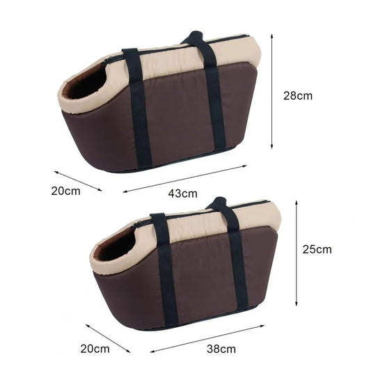 Soft-Sided Travel Carrier Tote for Cats & Small Dogs