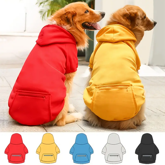 Dog Hoodie Sweatshirts with Pockets