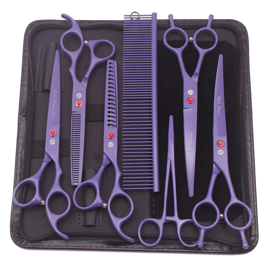 Ultimate Pet Grooming Shears Set - Precision Tools for Pampered Pets
