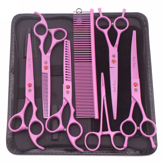 Ultimate Pet Grooming Shears Set - Precision Tools for Pampered Pets