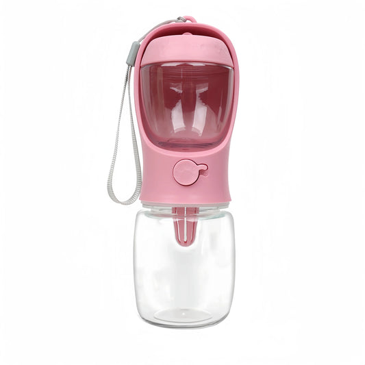 Travel-Friendly Pet Hydration and Snack Dispenser