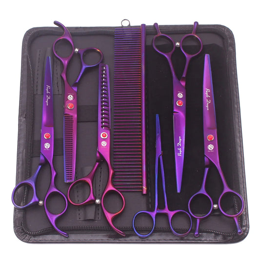 Ultimate Pet Grooming Shears Set - Precision Tools for Pampered Pets