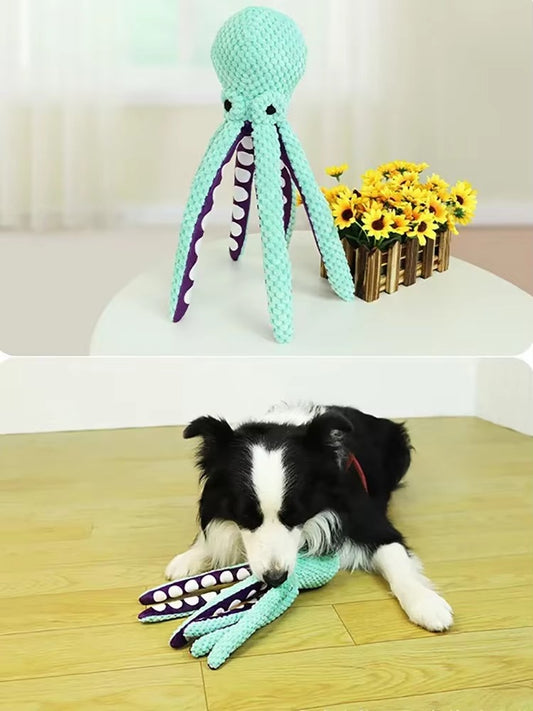 Squeaky Octopus Toy