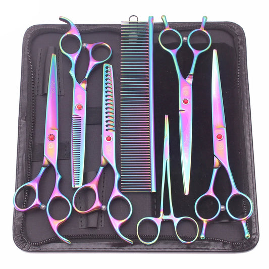 Ultimate Pet Grooming Shears Set - Precision Tools for Pampered Pets