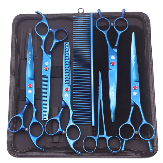 Ultimate Pet Grooming Shears Set - Precision Tools for Pampered Pets