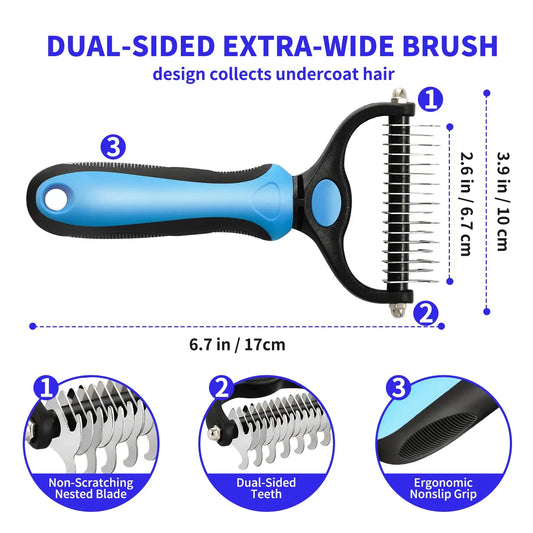 Ultimate Grooming Brush for Dogs & Cats - ShedAway Comb