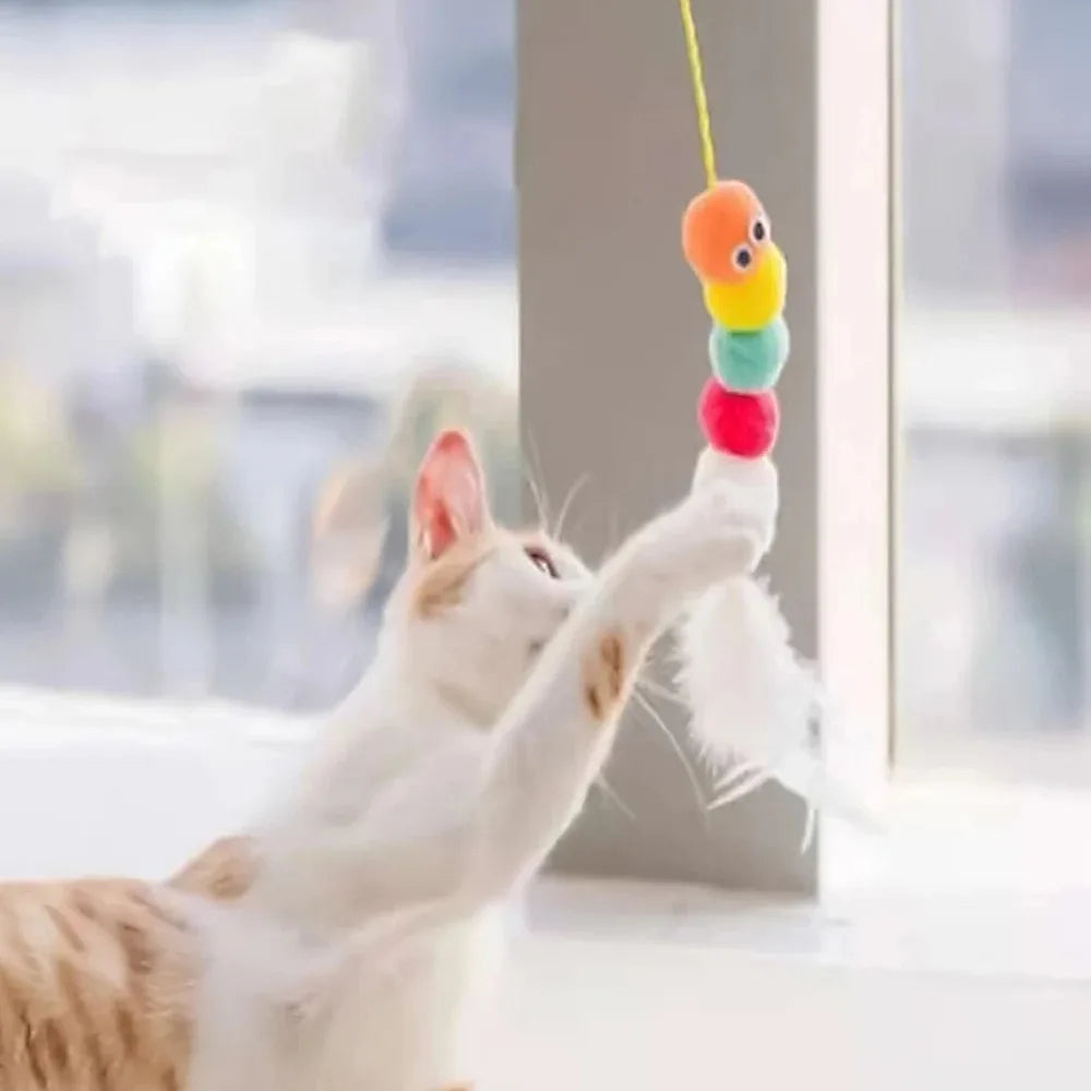 Whimsical Flutter Feather Toy for Cats