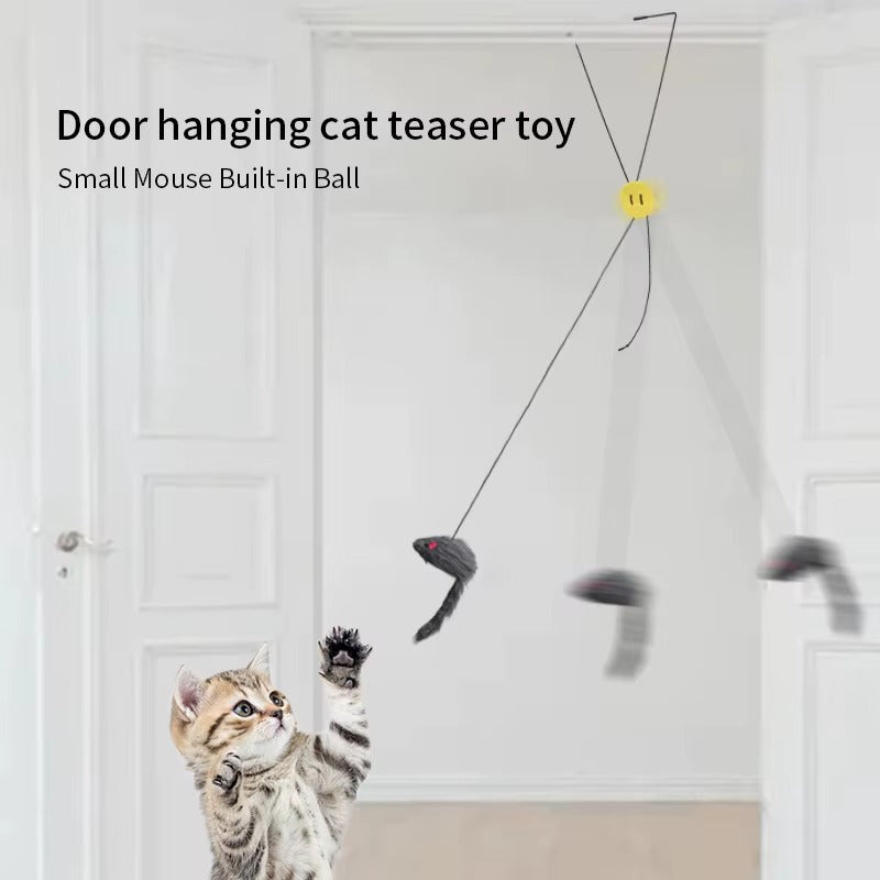 Hanging Mouse Door Cat Toy