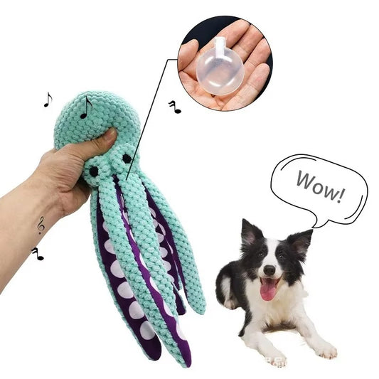 Squeaky Octopus Toy