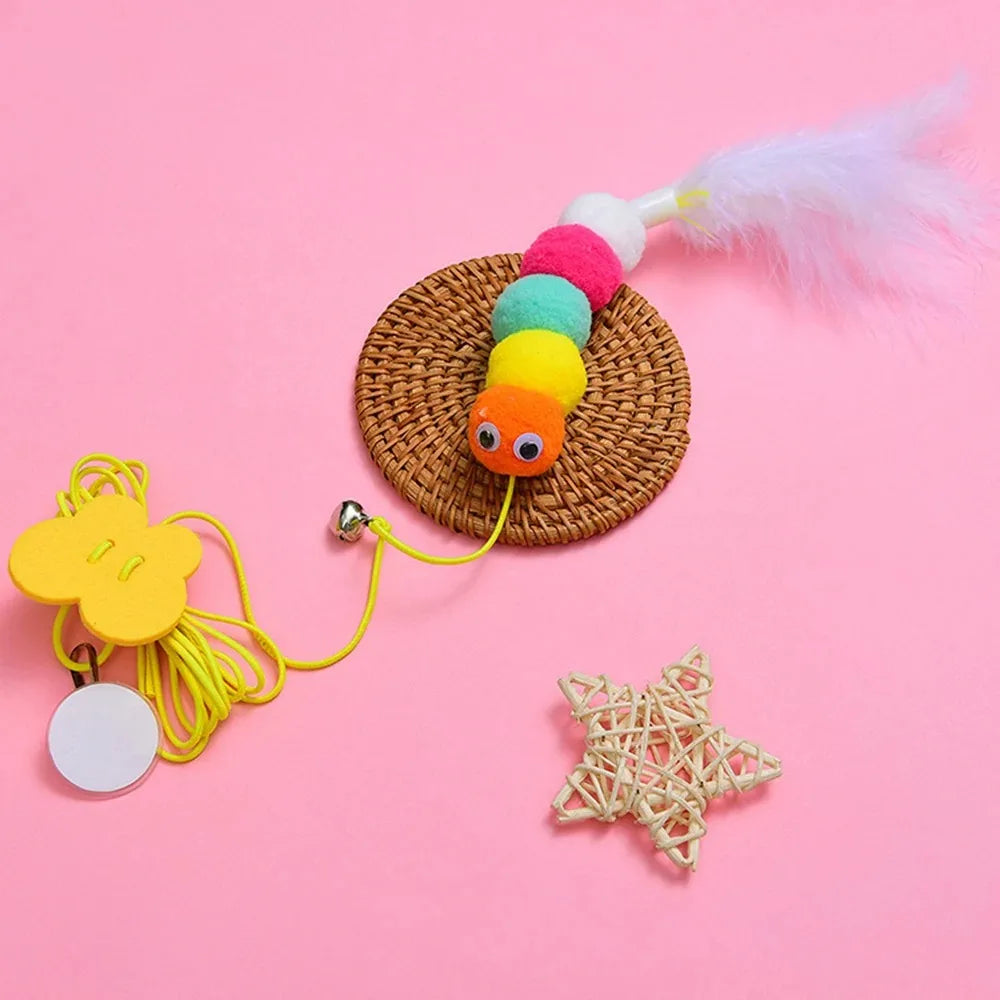 Whimsical Flutter Feather Toy for Cats