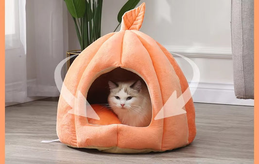 Pumpkin Paws Cat Cave