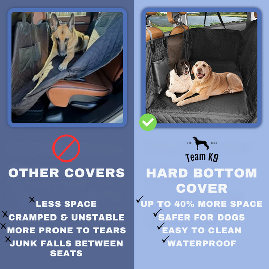 Ultimate Waterproof Pet Car Hammock with Storage & Safety Features