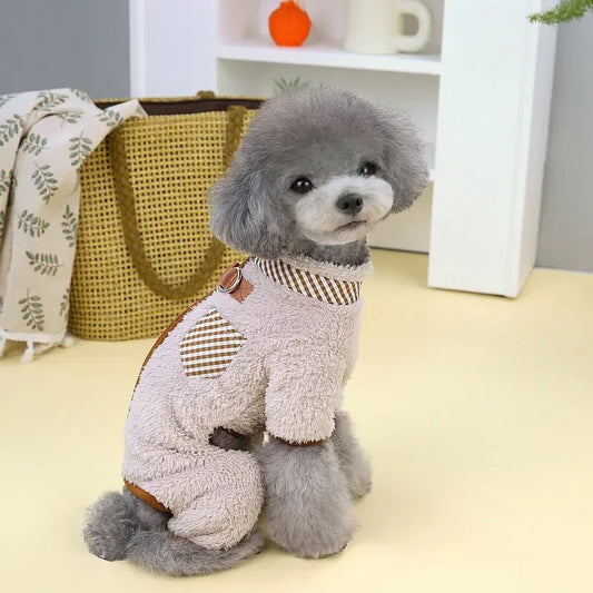 Cozy Zip-Up Winter Coat for Dogs