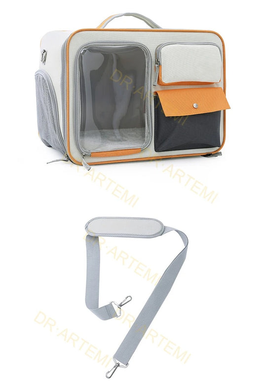 Spacious Pet Travel Backpack for Cats & Dogs