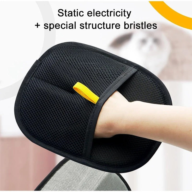 Electrostatic Pet Hair Remover Gloves (1 Pair)