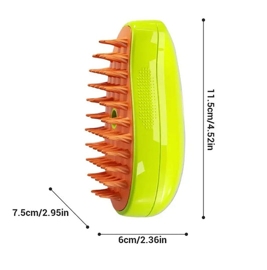 3-in-1 Cat & Dog Steam Brush