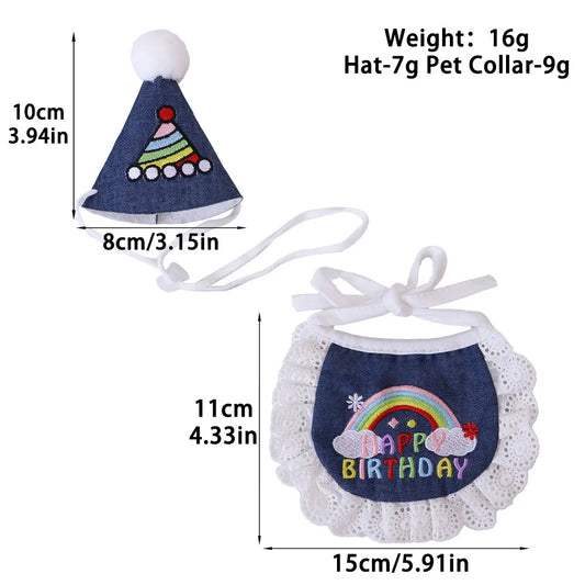 Birthday Party Outfit for Cats & Small Dogs