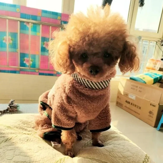 Cozy Zip-Up Winter Coat for Dogs