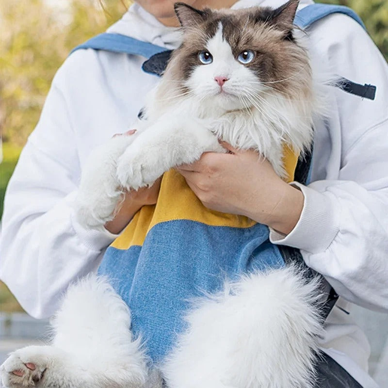 Cute Cat Front Carrier Backpack