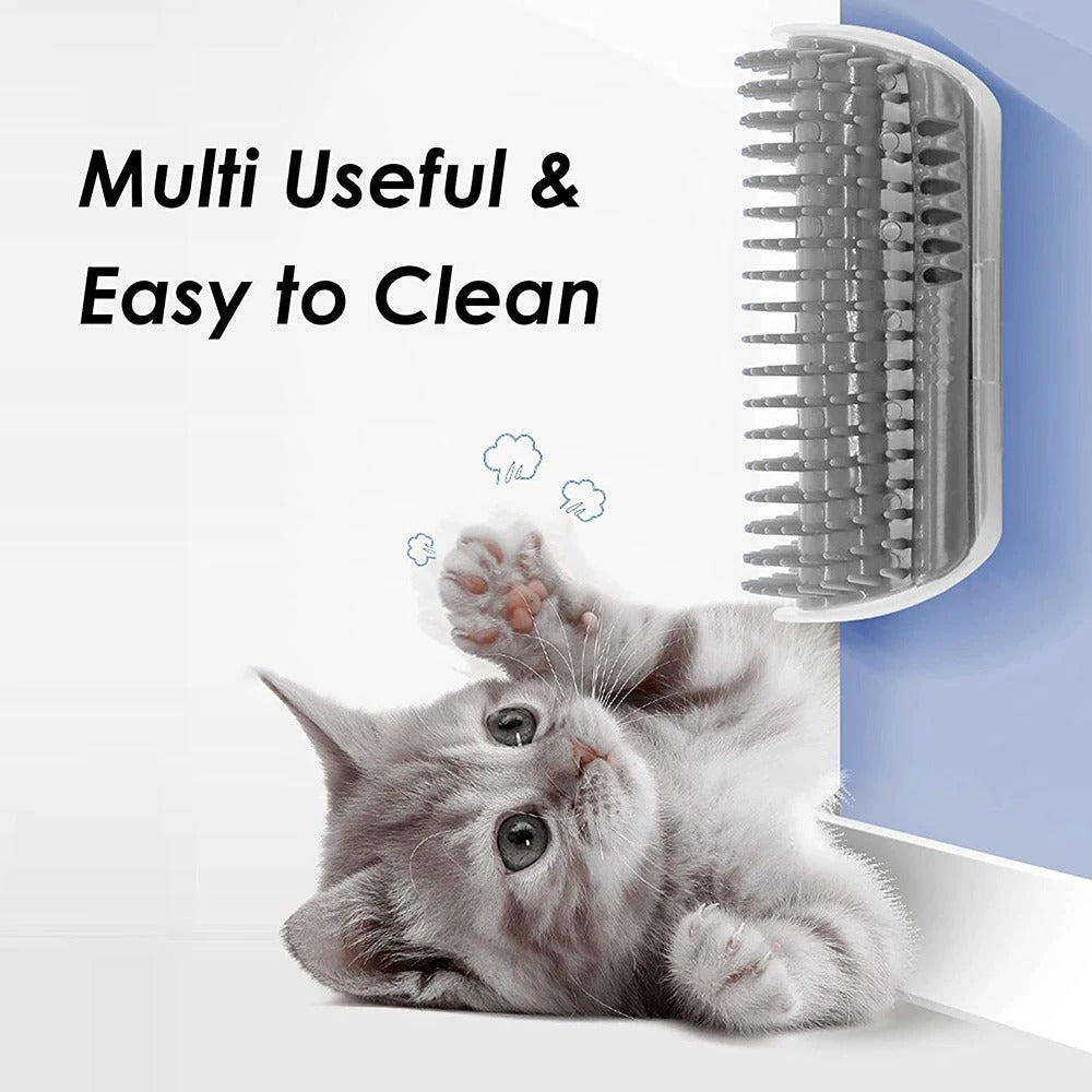 Corner Cat Scratch & Groom Brush | BUY 1 GET 1 FREE (2PCS)