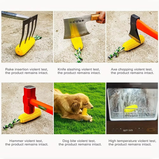 Corn Chew Dog Toy