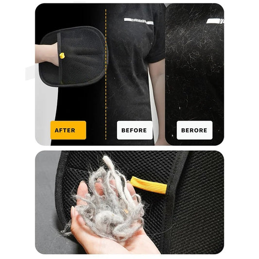 Electrostatic Pet Hair Remover Gloves (1 Pair)