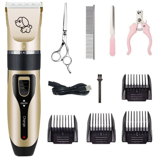 Whisper-Quiet Pet Grooming Clippers for Home Use