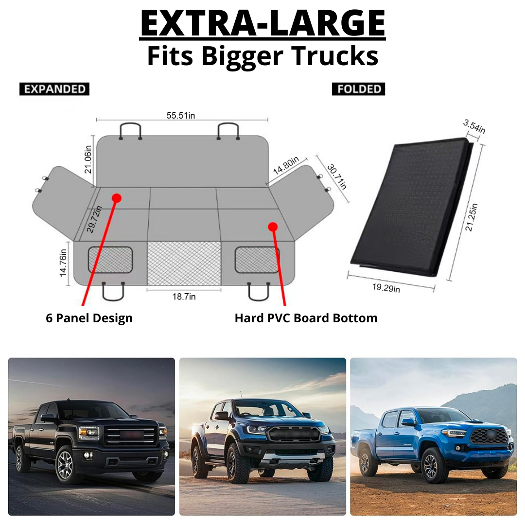 Ultimate Waterproof Pet Car Hammock with Storage & Safety Features