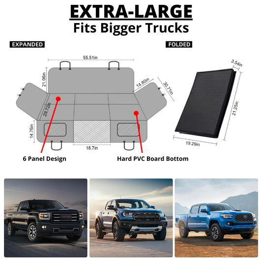 Ultimate Waterproof Pet Car Hammock with Storage & Safety Features