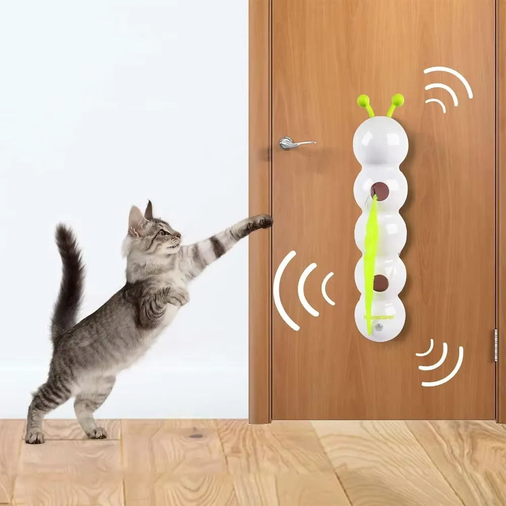 Automatic Peek-a-Worm Motion Cat Toy