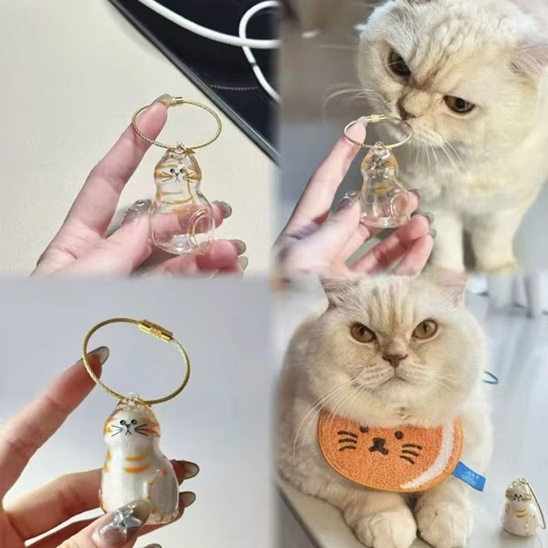 Cat Fur Keepsake Keychain