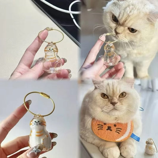 Cat Fur Keepsake Keychain