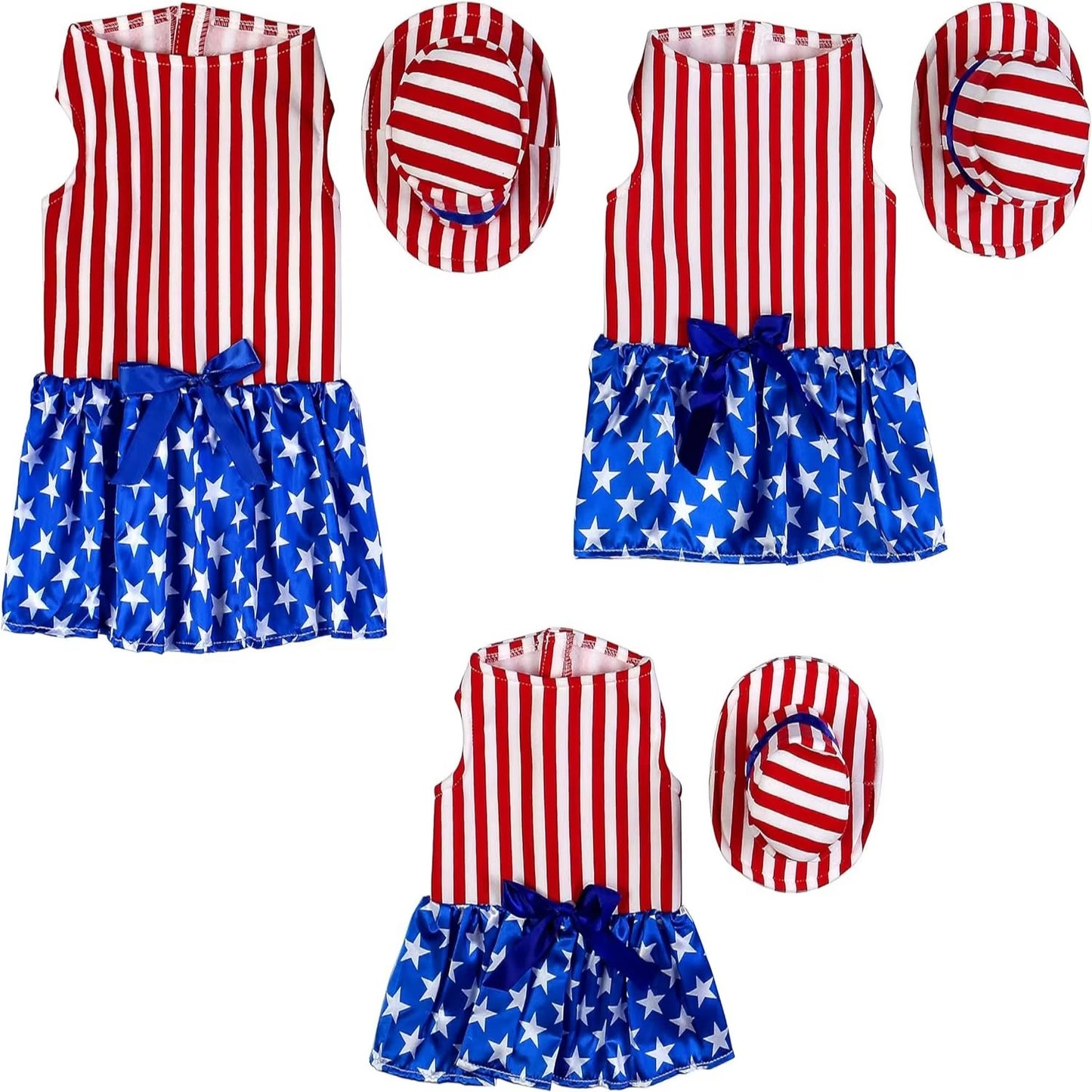 4th of July USA Outfit for Cats & Small Dogs