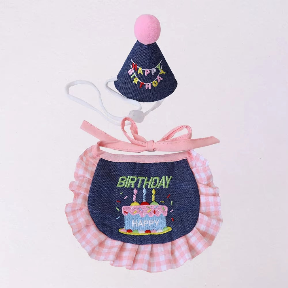 Birthday Party Outfit for Cats & Small Dogs