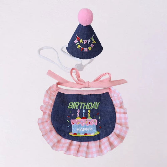 Birthday Party Outfit for Cats & Small Dogs