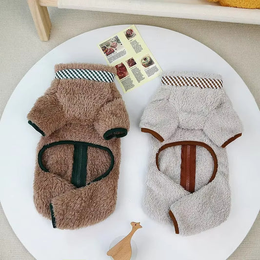Cozy Zip-Up Winter Coat for Dogs