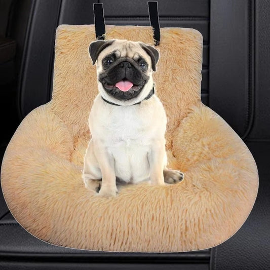 Plush Pet Car Seat Bed
