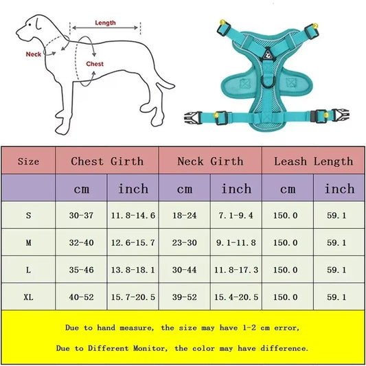 No-Pull Dog Harness & Leash Set