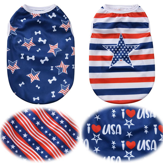 4th of July USA Dog Vest