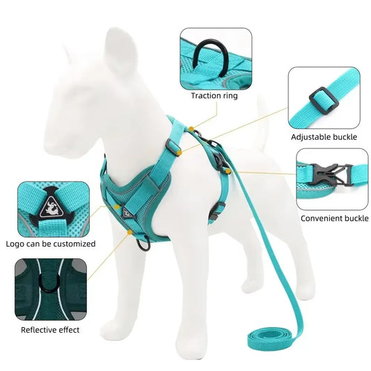 No-Pull Dog Harness & Leash Set