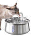 Premium Stainless Steel Pet Water Fountain Set