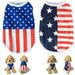 4th of July USA Outfit for Small Dogs