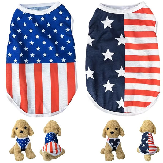 4th of July USA Outfit for Small Dogs