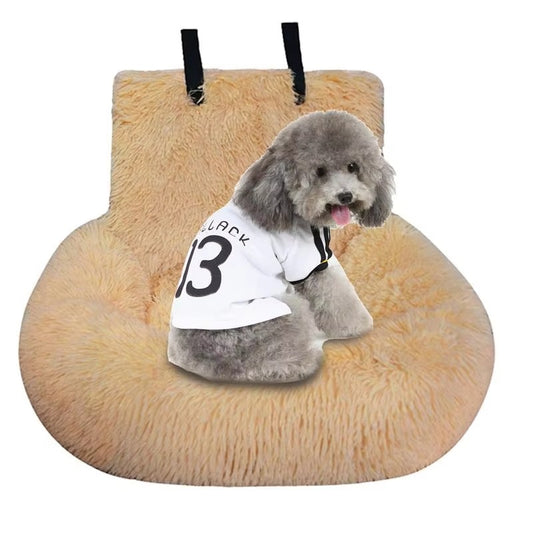 Plush Pet Car Seat Bed